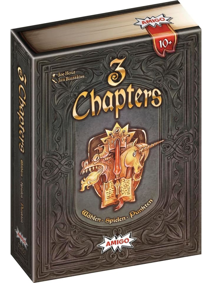 3 Chapters - wählen spielen punkten - Kartenspiel ab 10 Jahre
