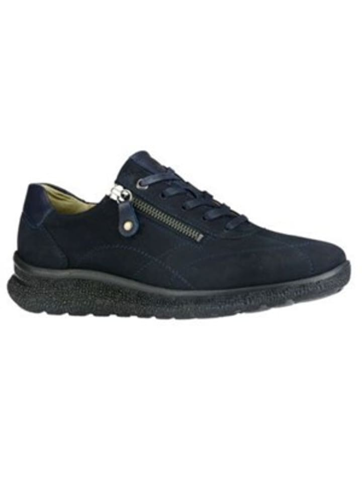 Komfort Schnürschuh in blau