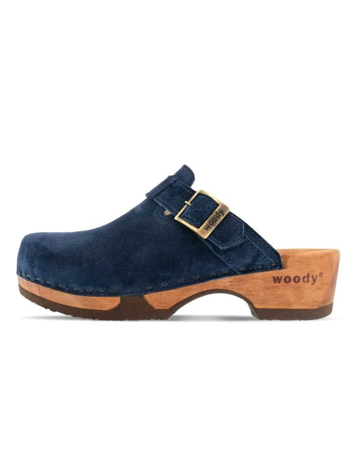 Schnürschuh in blau