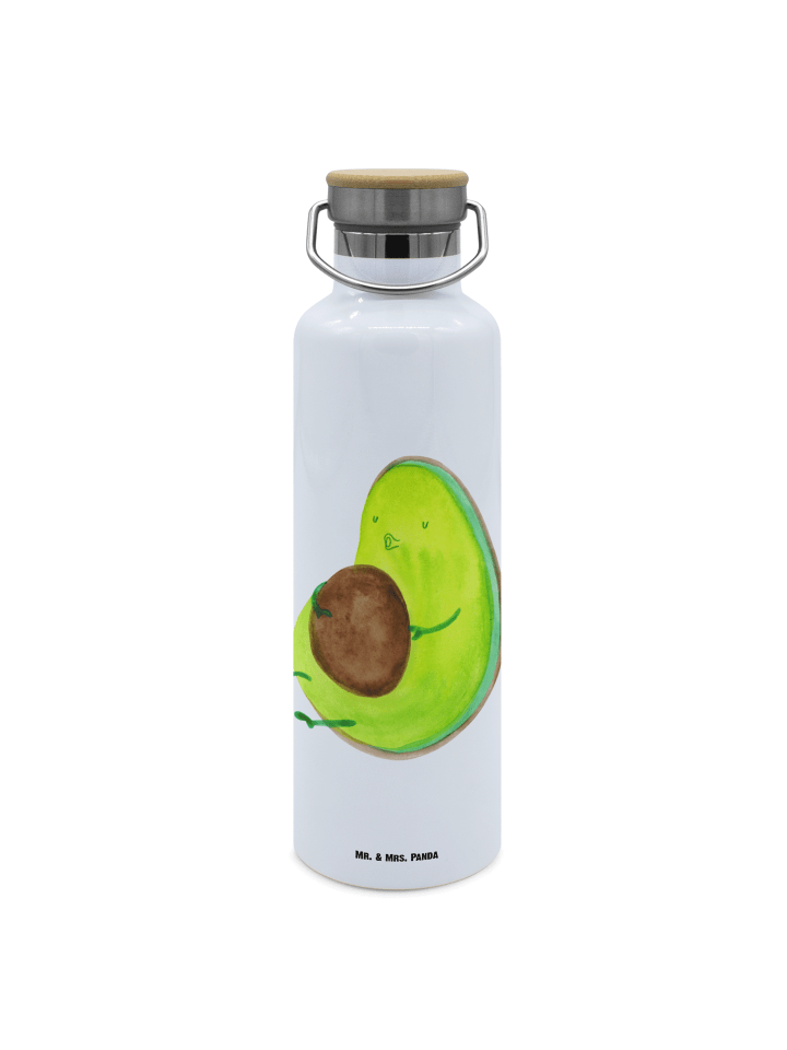 Thermosflasche Avocado Pfeifen ohne Spruch in Weiß