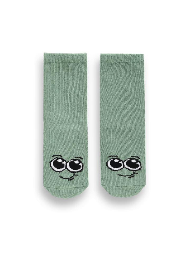 Socken in olivgrün