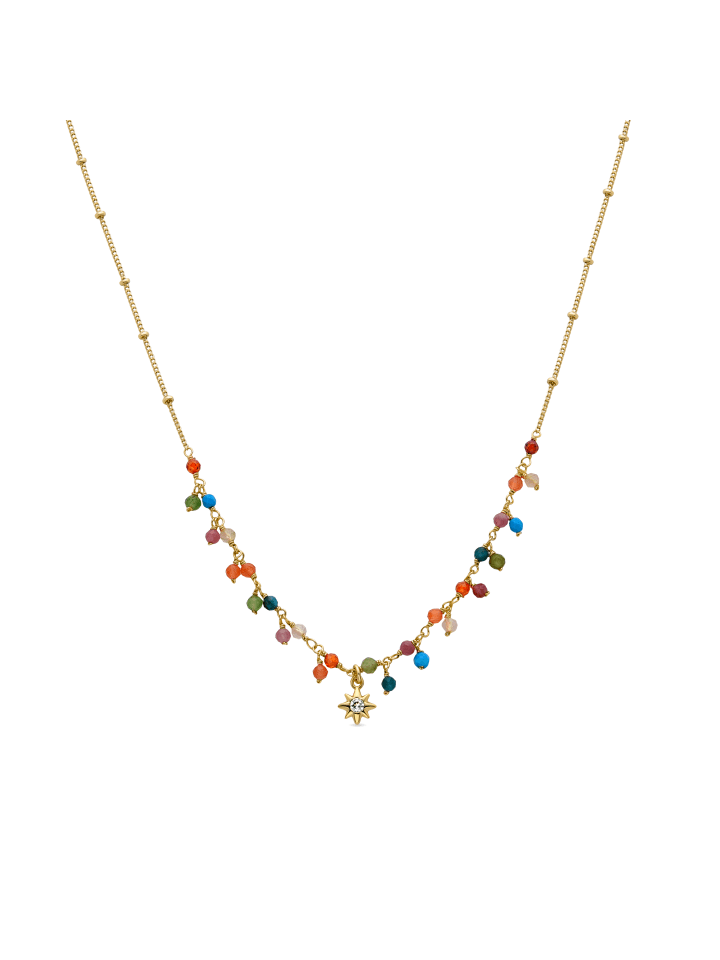 Halskette Lision mit 18 Karat Gold-Finish – LISION