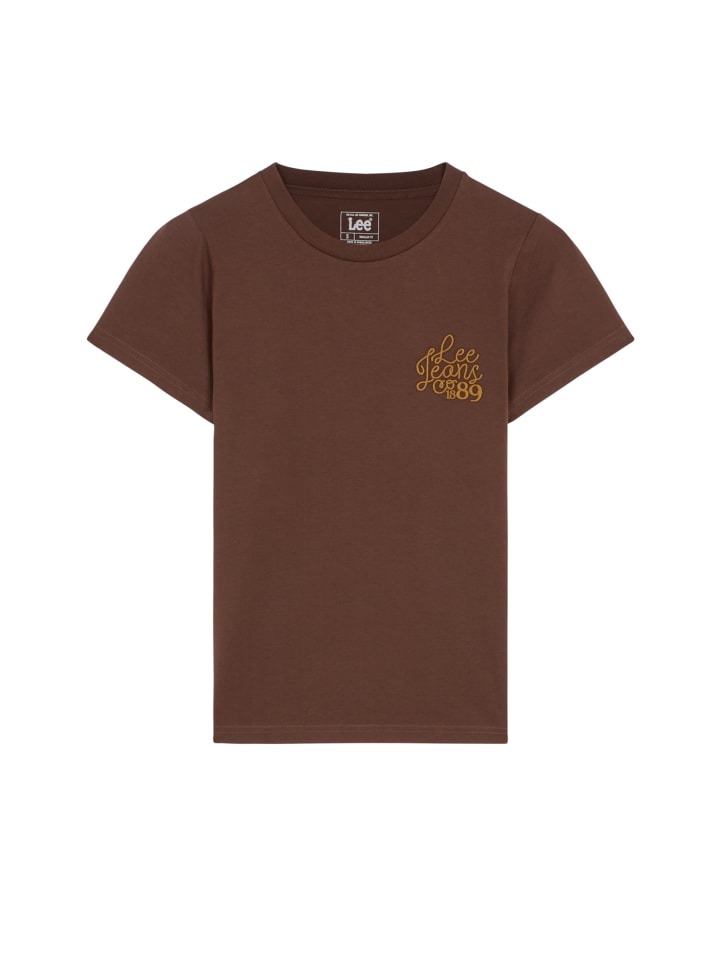 T-Shirt Lee 89 in Shaved Chocolate