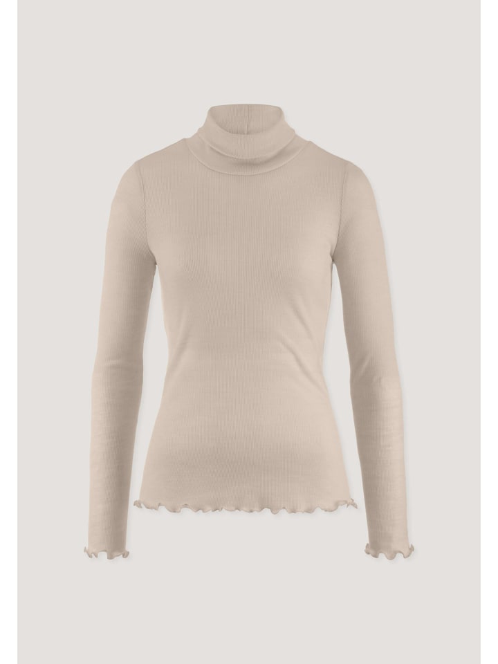 Longsleeve mit Rollkragen in düne