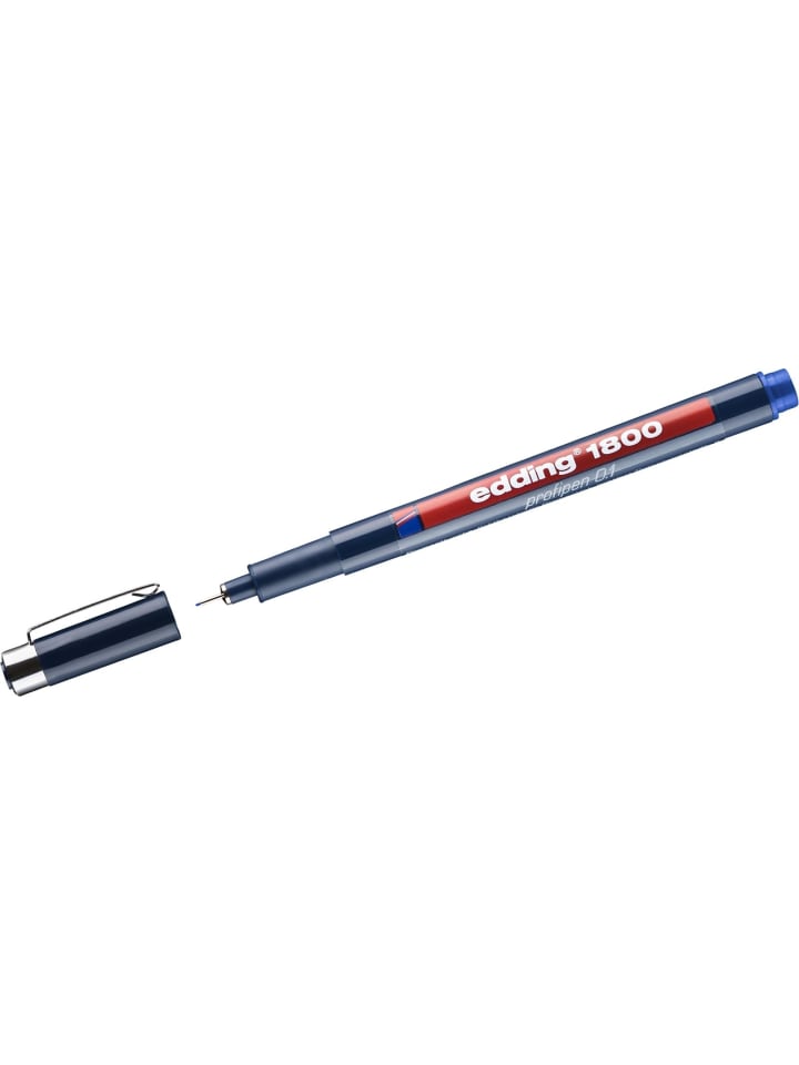 Faserzeichner edding 1800 profipen 0.1 ca. 0,25mm blau