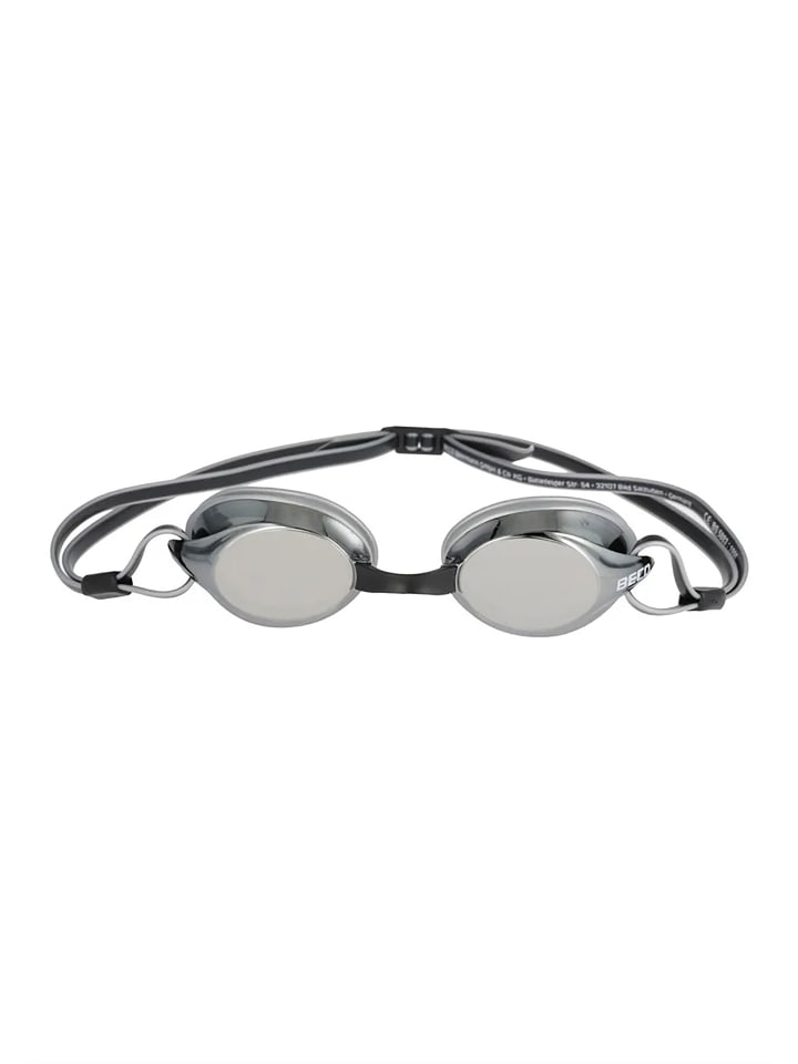 Schwimmbrille BOSTON MIRROR in silber-grau