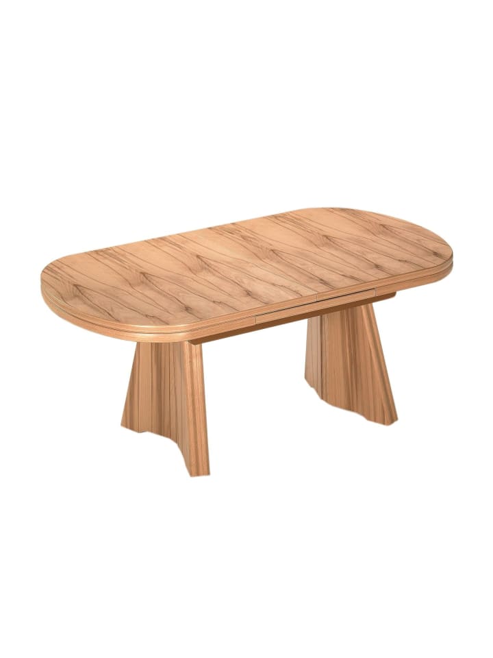 FUNKTIONSTISCH Cammy höhenverstellbar ausziehbar 125x71x54 Kernbuche