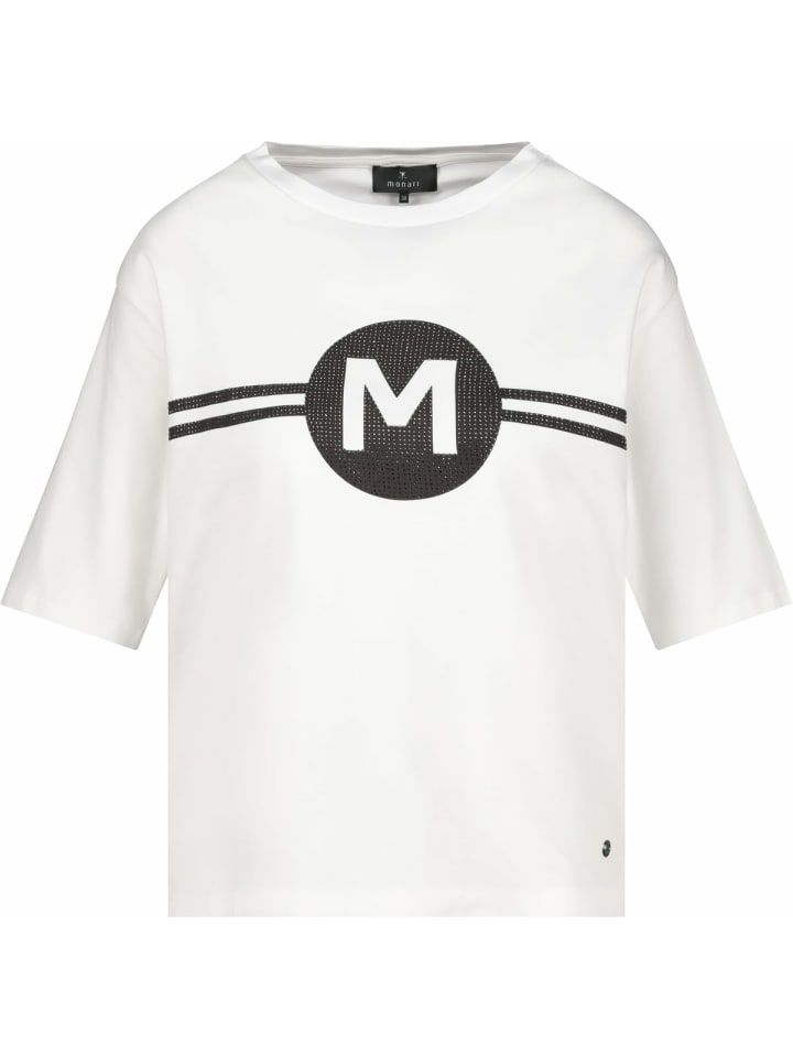 Rundhals T-Shirt für Damen in kombi