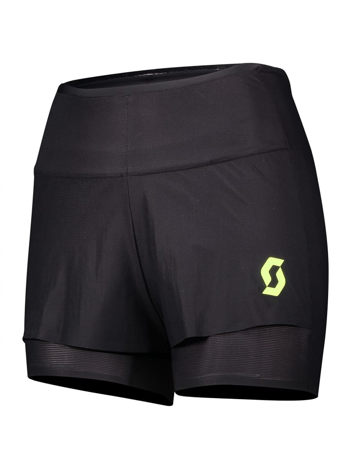 W RC RUN KINETECH HYBRID SHORTS in Schwarz