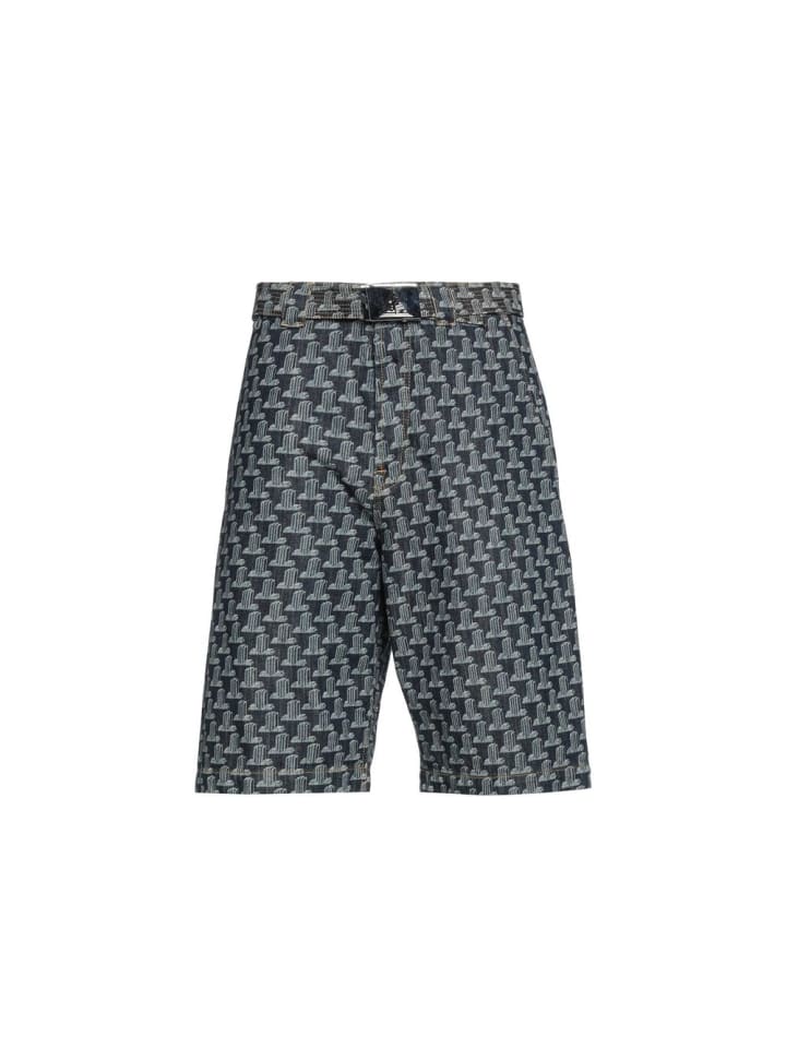 Blau Denim Shorts