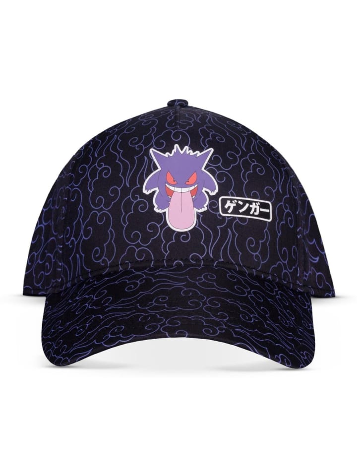 Cap "Pokémon - Gengar Japan Men's Adjustable Cap" in Schwarz