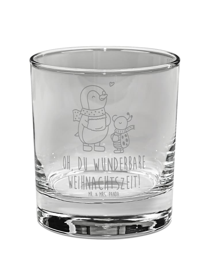 Whiskyglas Smörle Winterzeit mit Spruch in Transparent