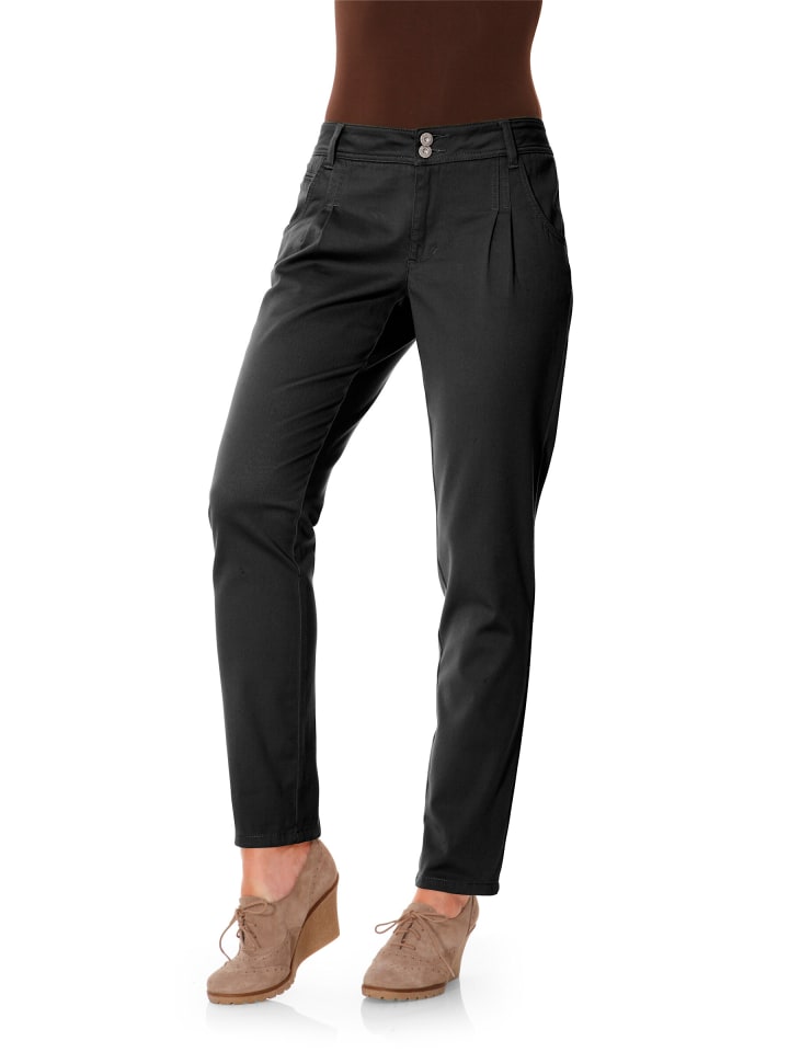 Chino-Hose in schwarz