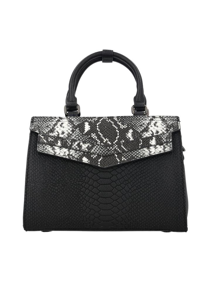 Women Handbag in Black Grey White