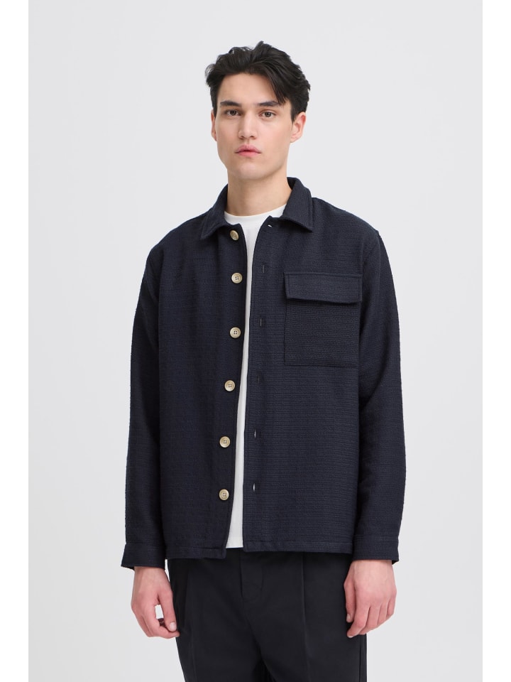 Hemdjacke CFMatt in Blau