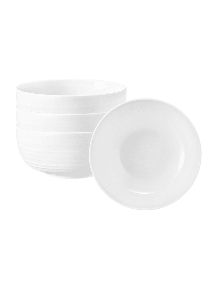 4er Set Müslischalen Terra in Weiß ø 15 cm