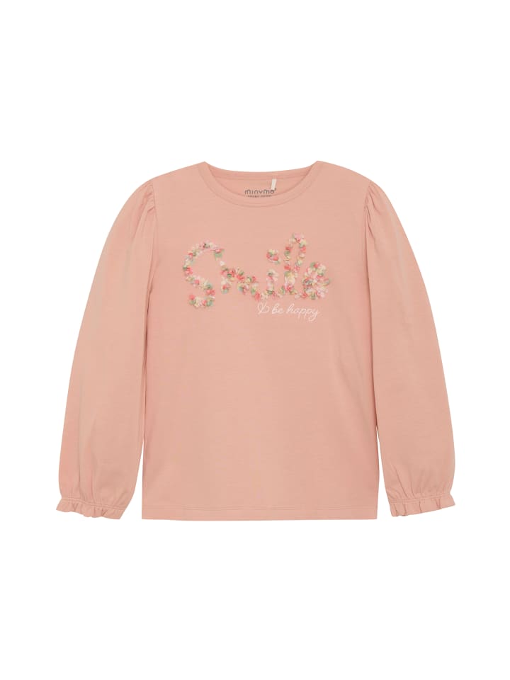 Longsleeve MITshirt in Rot