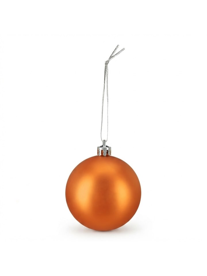 50-tlg. Weihnachtskugeln Set in Orange