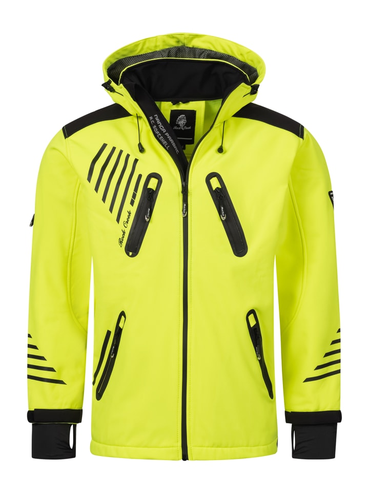 Jacke in Neongelb