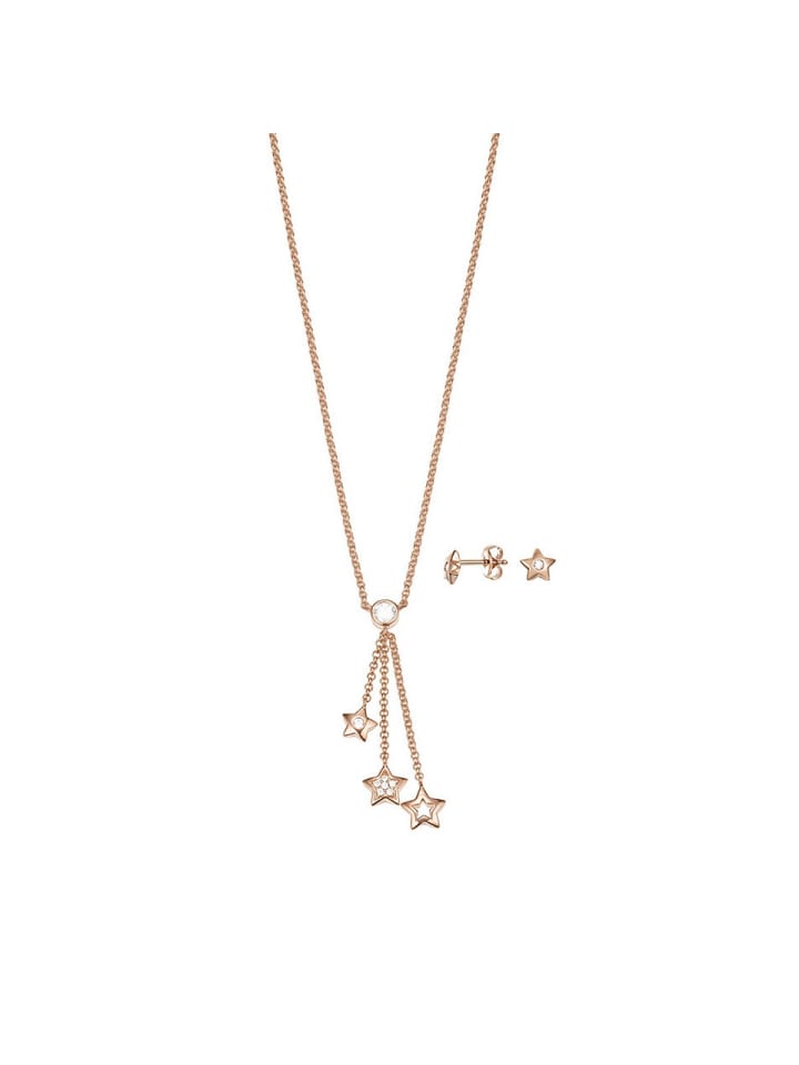 Halskette mit Anhänger in Rotgold – (L)45cm