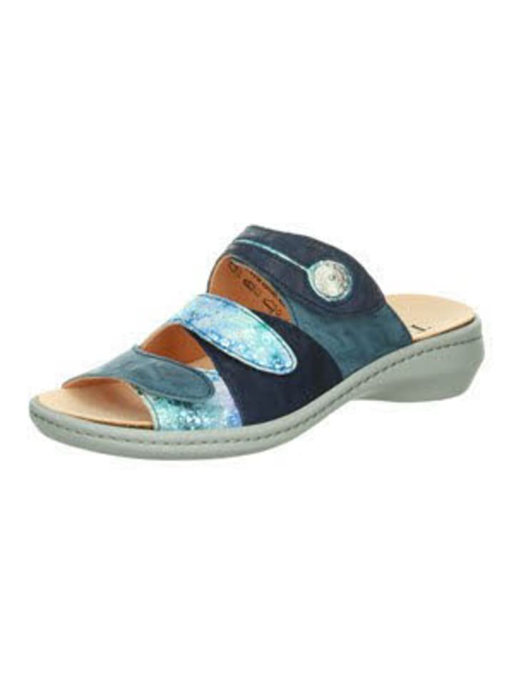 Schnürschuh in blau