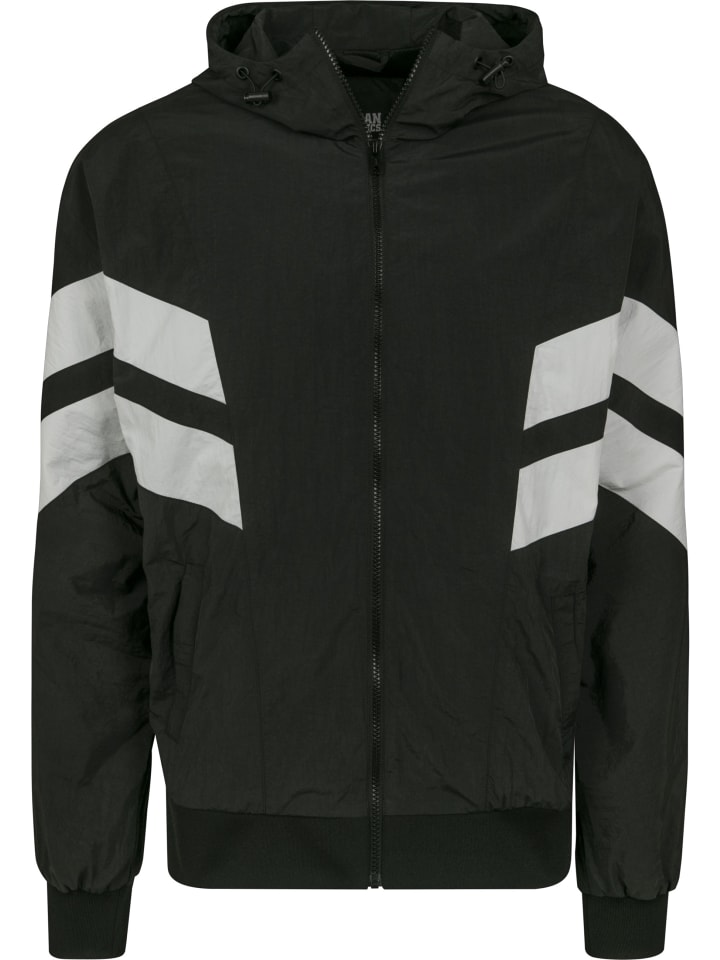 Track Jacket in blk/wht