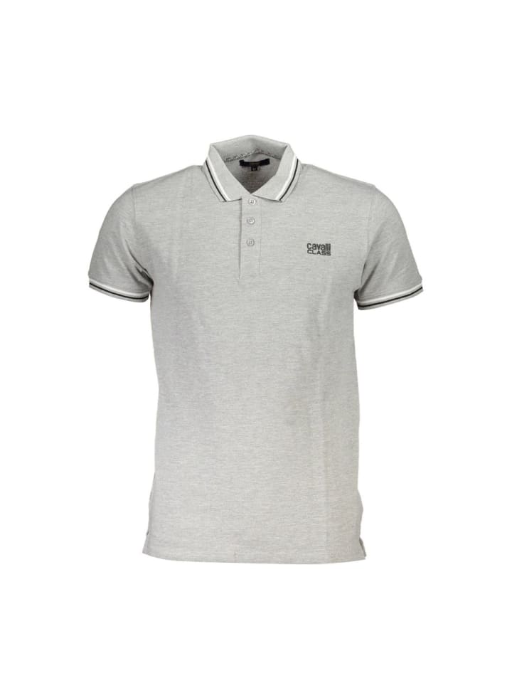 Grau Baumwolle Herren Polo