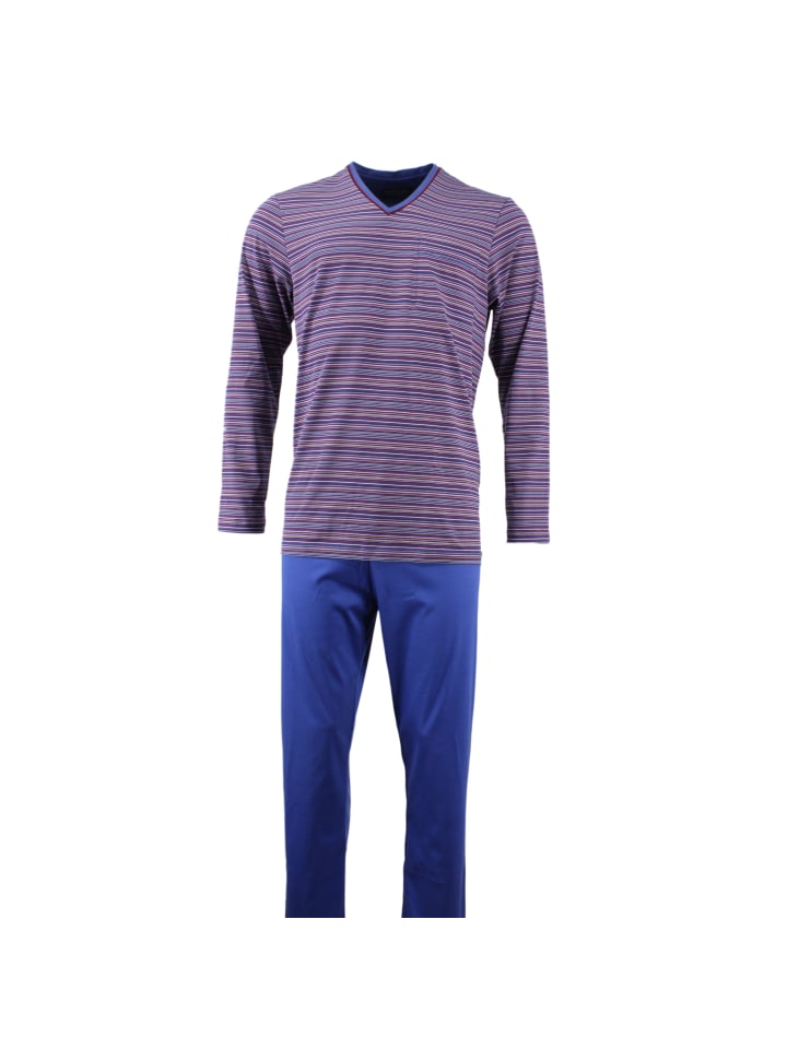 Jersey Pyjama in Hellblau