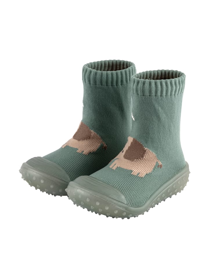 Adventure-Socks Elefant in sattes grün
