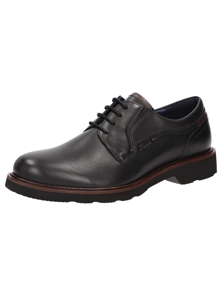 Schnürschuh Dilip-716-H in schwarz
