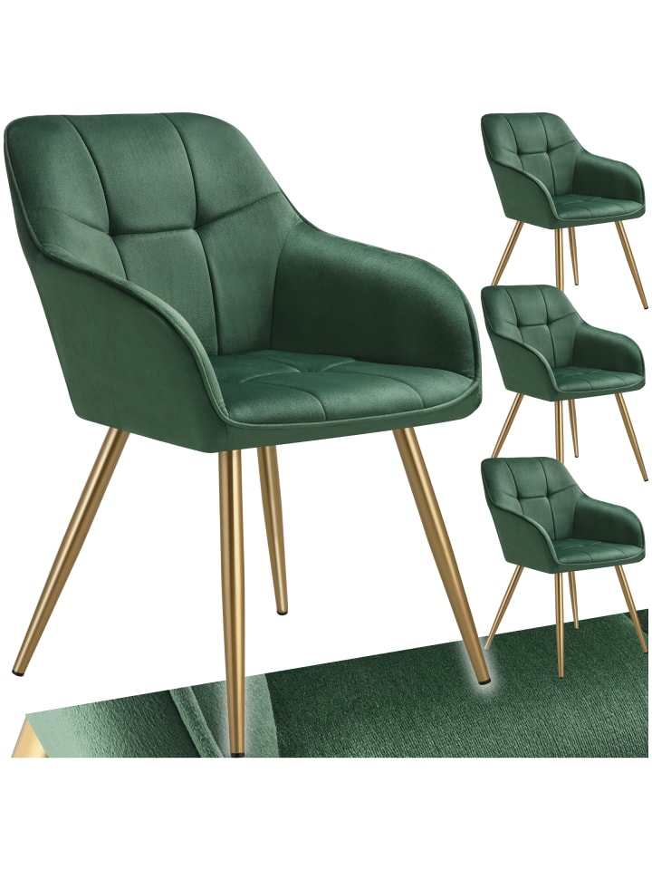 Polstersessel gepolstert, in Samtoptik, gesteppt, 58 x 62 x 82 cm