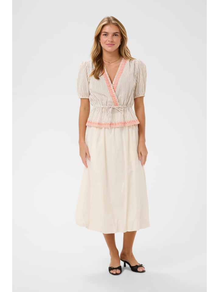 Kurzarm-Bluse RevelinaSZ Fitted in Turtledove