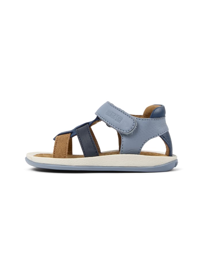 Sandalen " Bicho " in Blau Braun