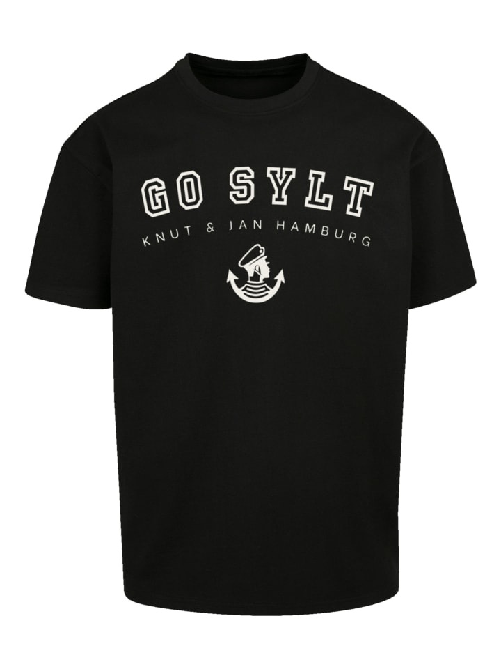 F4NT4STIC Heavy Oversize T-Shirt Go Sylt Knut & Jan Hamburg in schwarz  günstig kaufen | limango