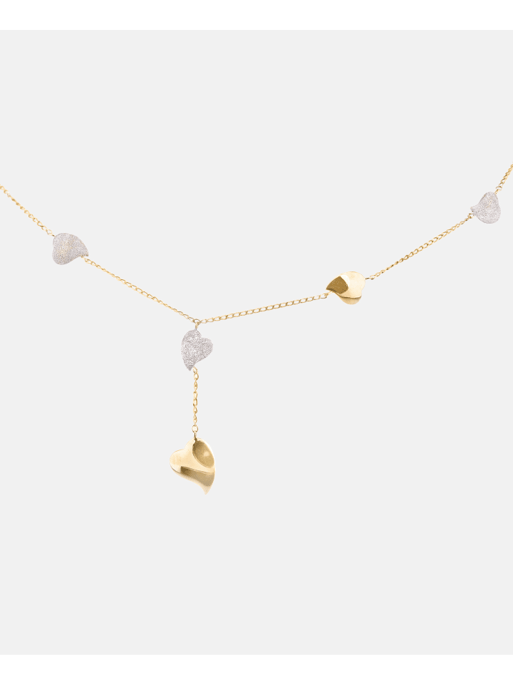 Halskette aus 375 Gelbgold Herz-Design