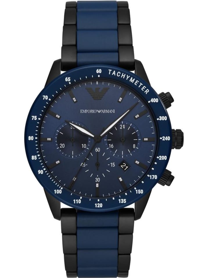 Uhr in Blau