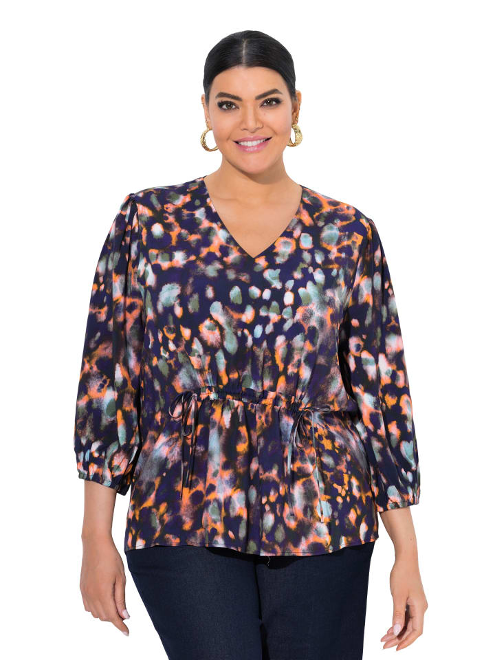 Bluse in marine