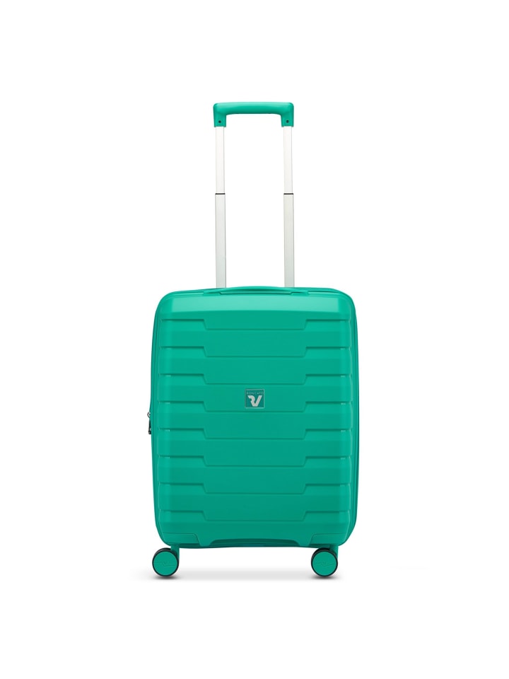 Skyline 2.0 4 Rollen Kabinentrolley 55 cm mit Dehnfalte menta