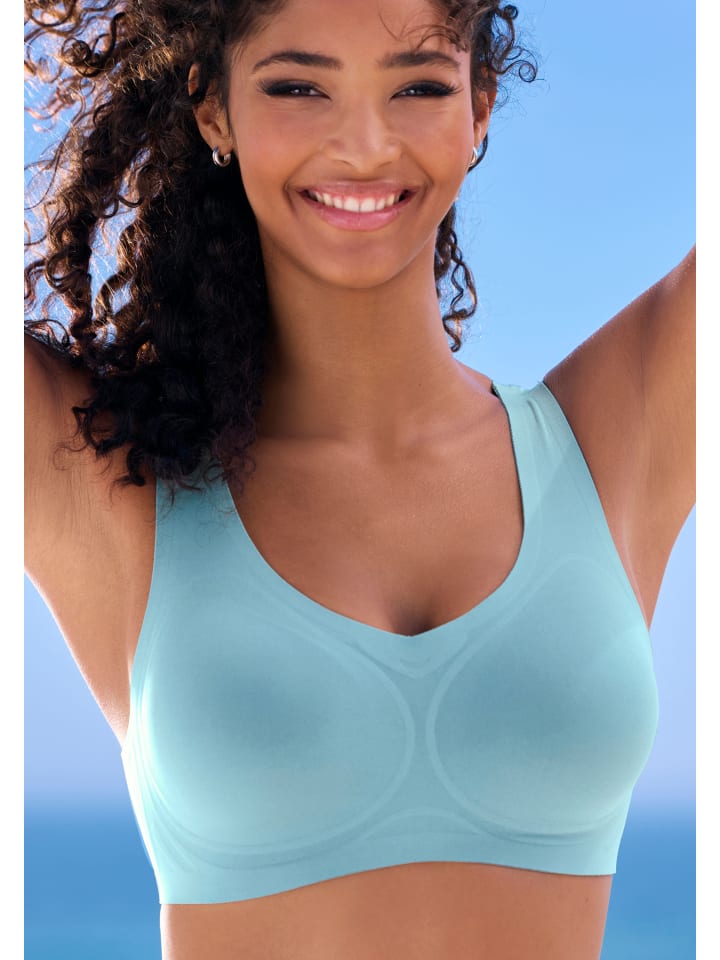 Bralette-BH in blau