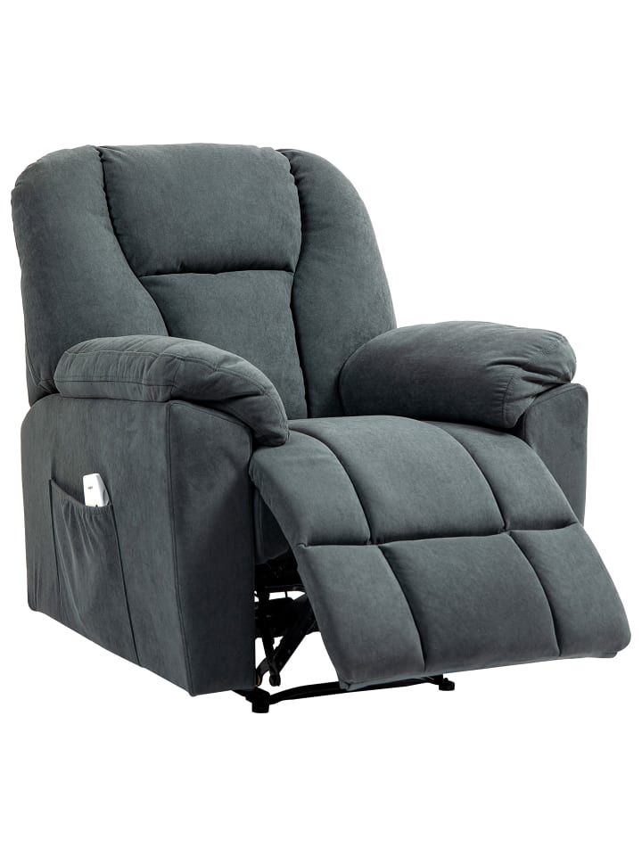 Relaxsessel in Dunkelgrau 97L x 88B x 101H cm