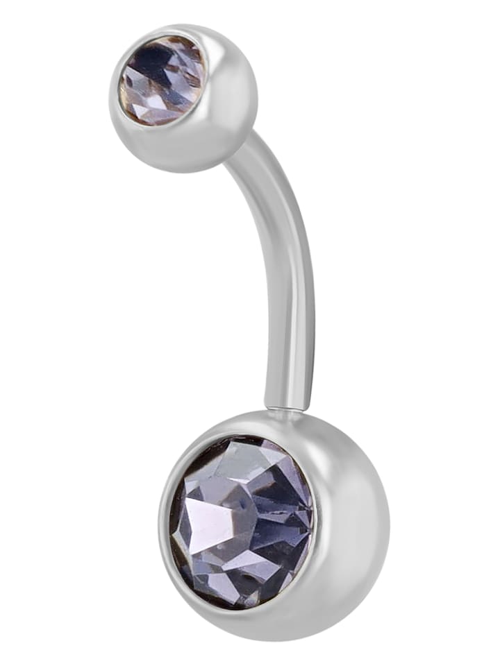 Damen Piercing aus Edelstahl in silber