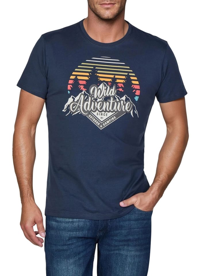 T-Shirt RIVLukas in Blau