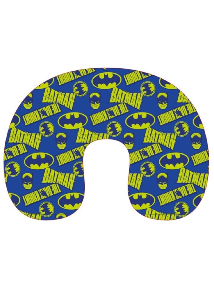 Batman Reise Kissen – Weiches Kissen für angenehme Reisen in Blau