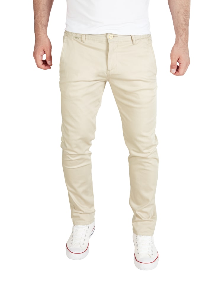 Stretch Chino Hose Andrew in Beige