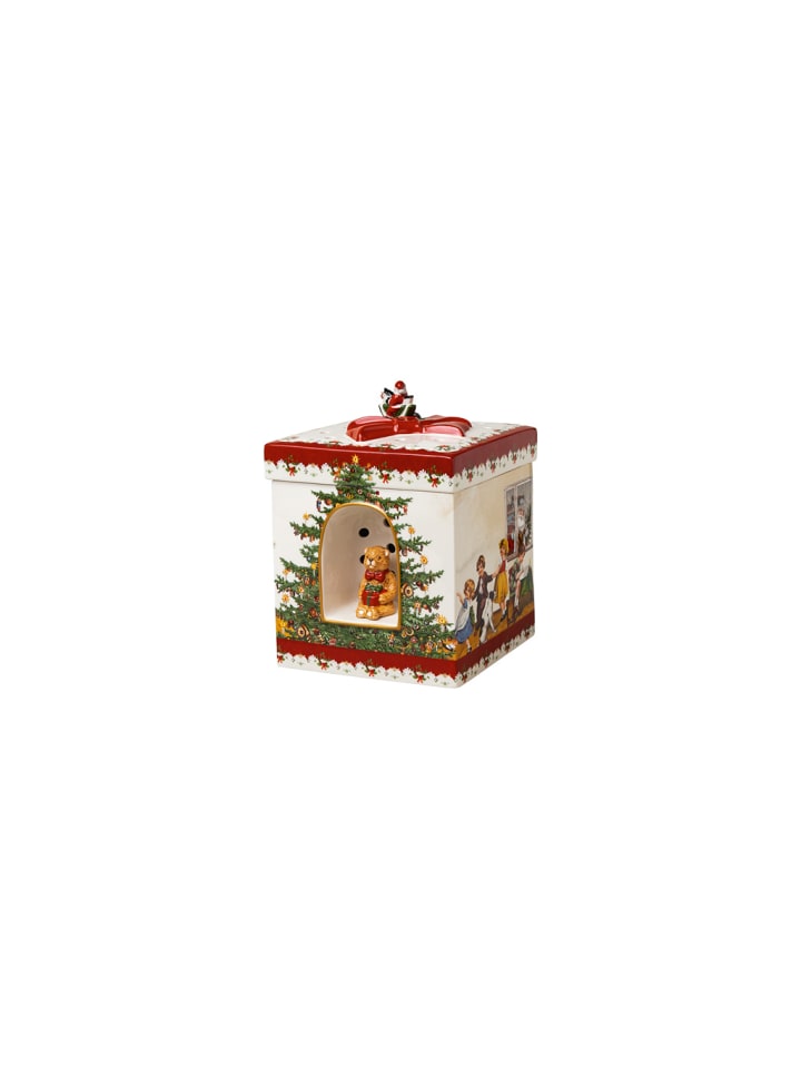 Spieluhr Christmas Toys in Bunt 17 x 17 cm