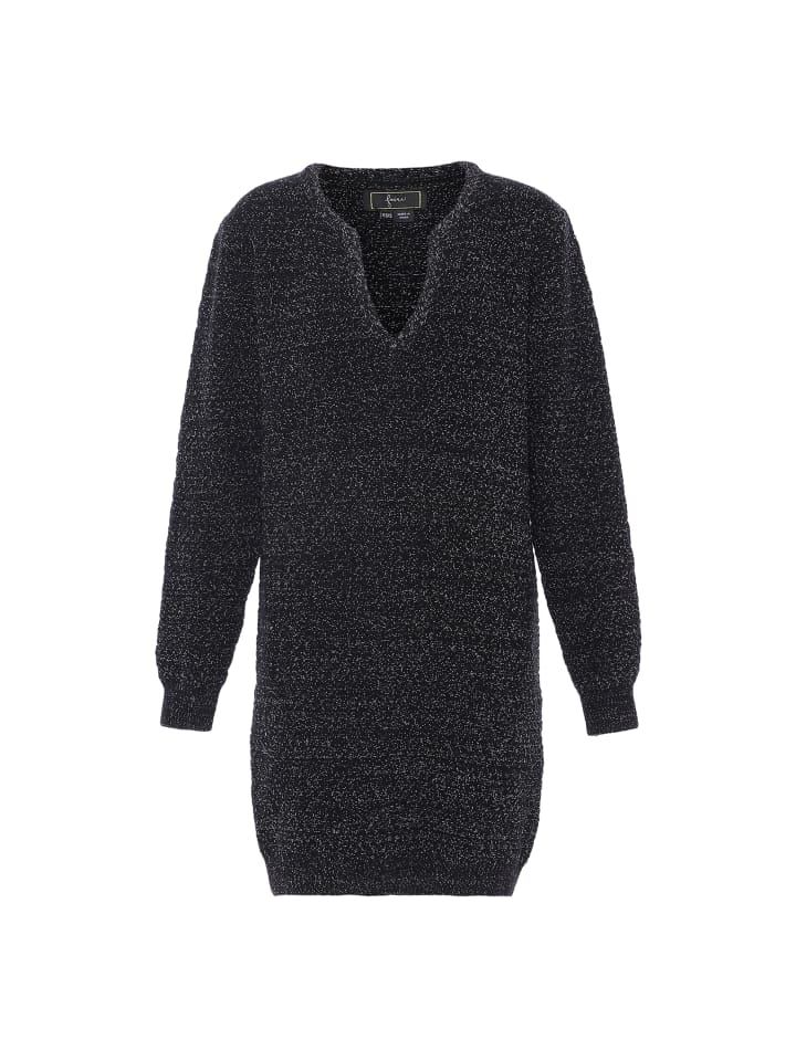Damen Long Pullover in SCHWARZ