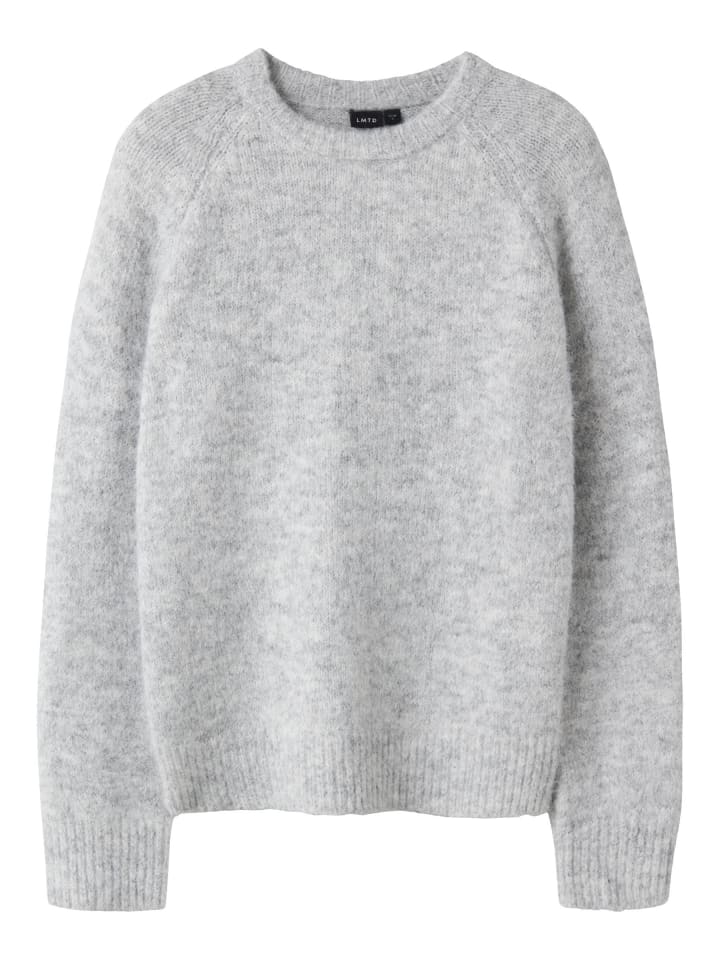 Strickpullover in Light Grey Melange1