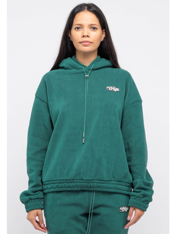 Freizeitanzug Oversize Fleece Tracksuit in grün
