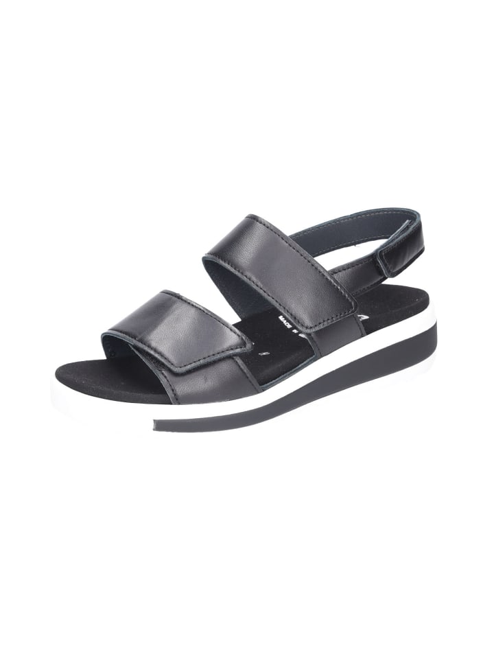 Sandale in schwarz