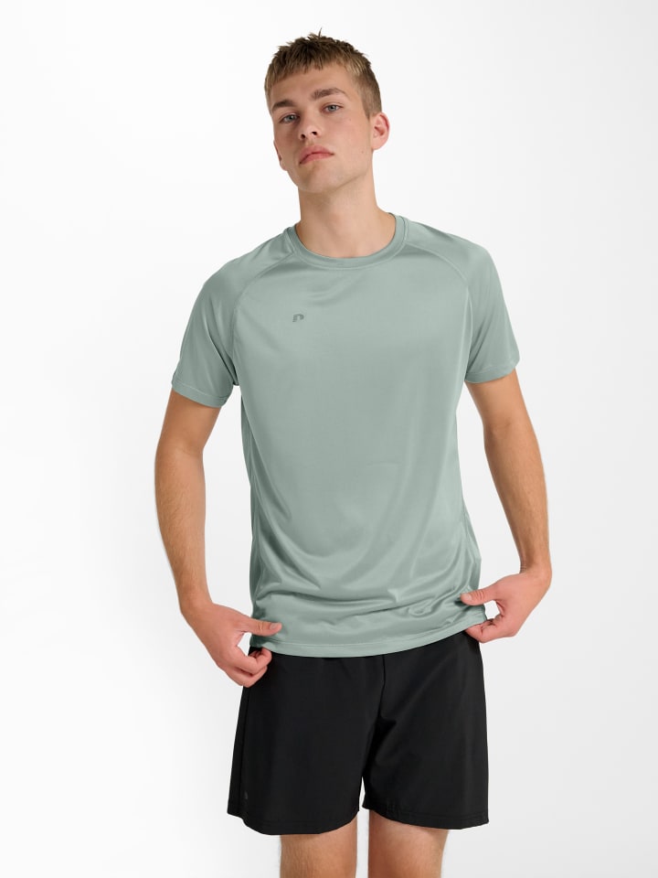 T-Shirt Nwlbeat Laufen Herren in GREEN MILIEU
